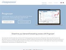 Tablet Screenshot of prognoser.com